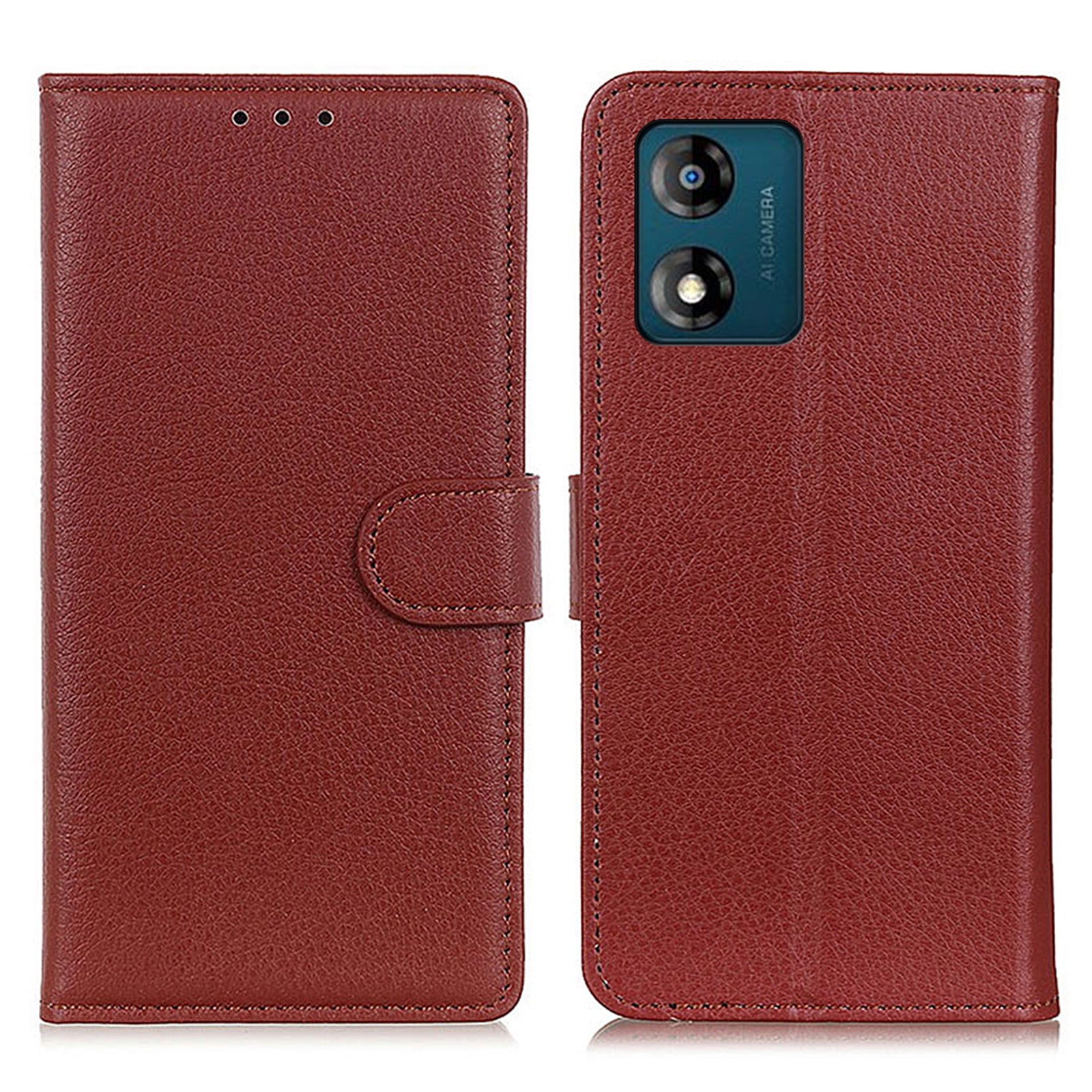 Full Protection Phone Case for Motorola Moto E13 4G Litchi Texture Flip Wallet Stand Cell Phone Cover Full Protection Phone Case for Motorola Moto E13 4G Litchi Texture Flip Wallet Stand Cell Phone Cover